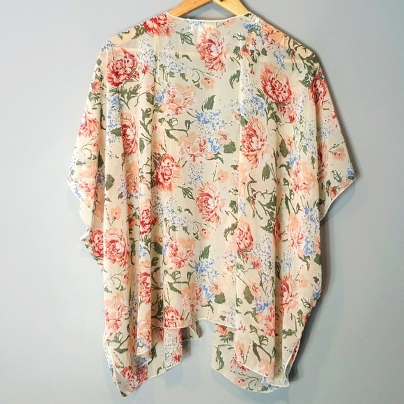 Band of Gypsies Womens Cover Up Floral - Picture 3 of 6